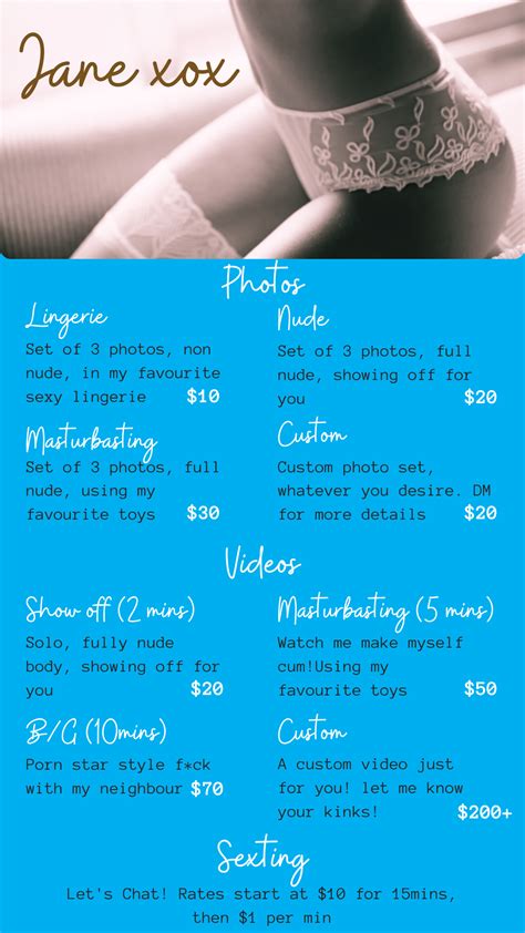 onlyfans tip menu|OnlyFans Menu: How To Set It Up, Tips and Ideas